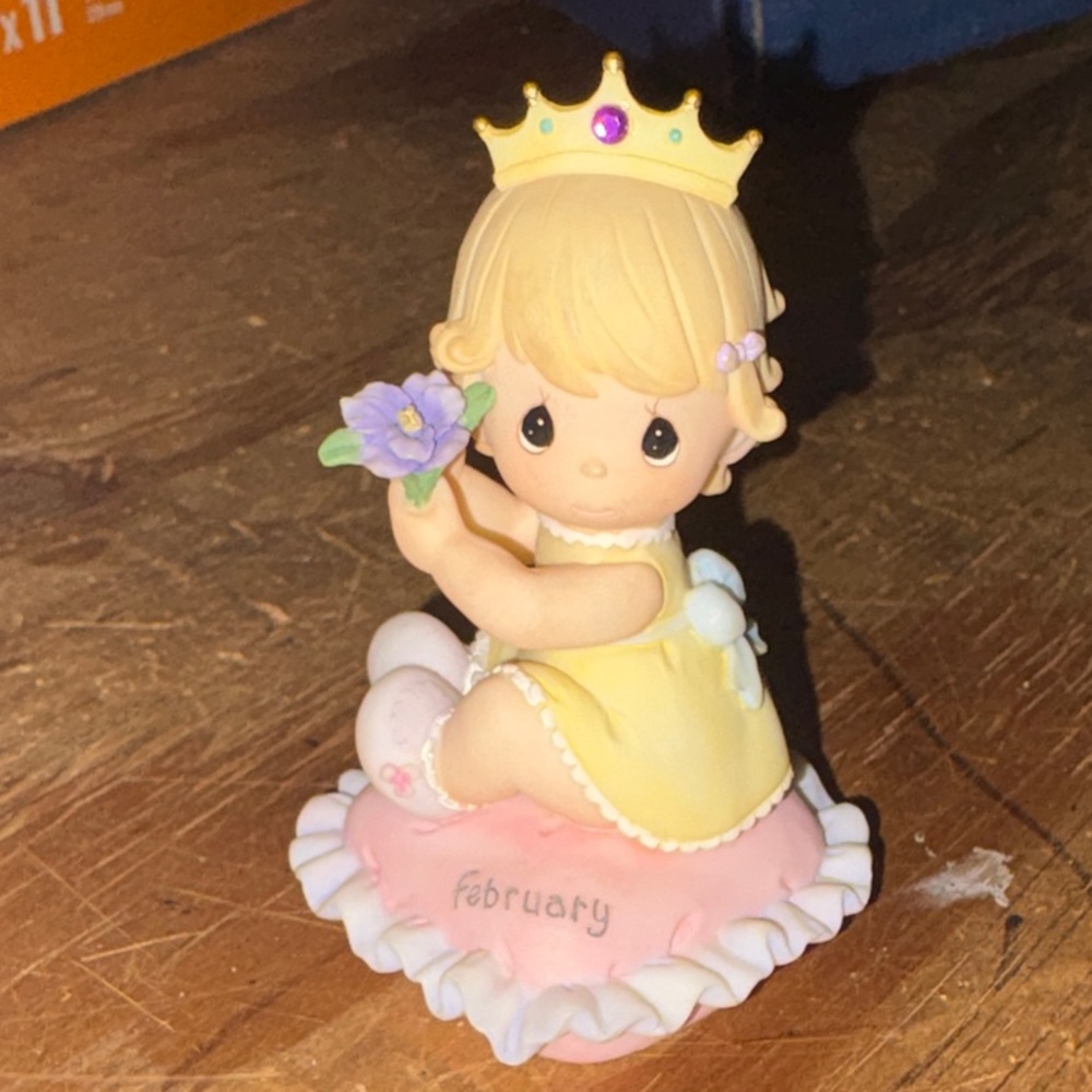 February-  Precious moments  collectible